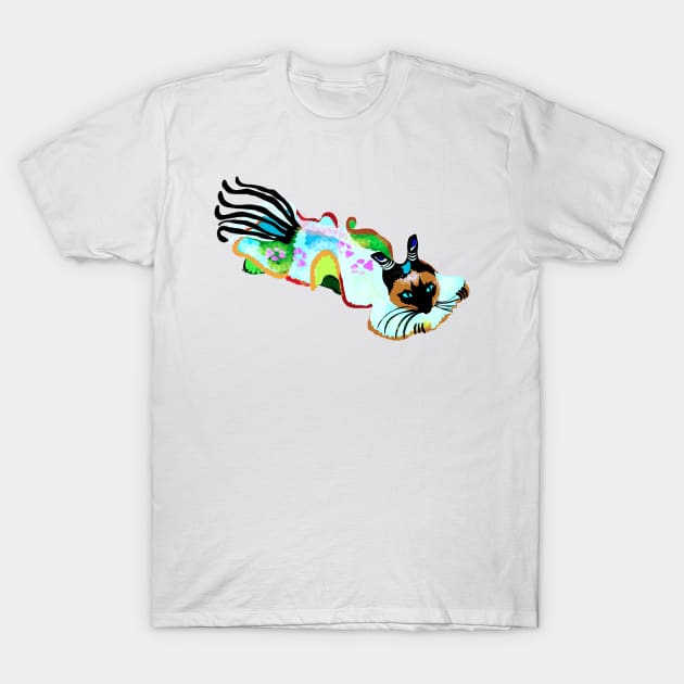 SeaSlug Catus T-Shirt by michdevilish